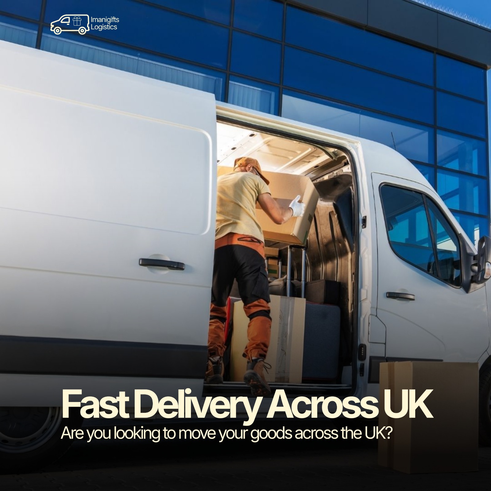 Logistics delivery truck